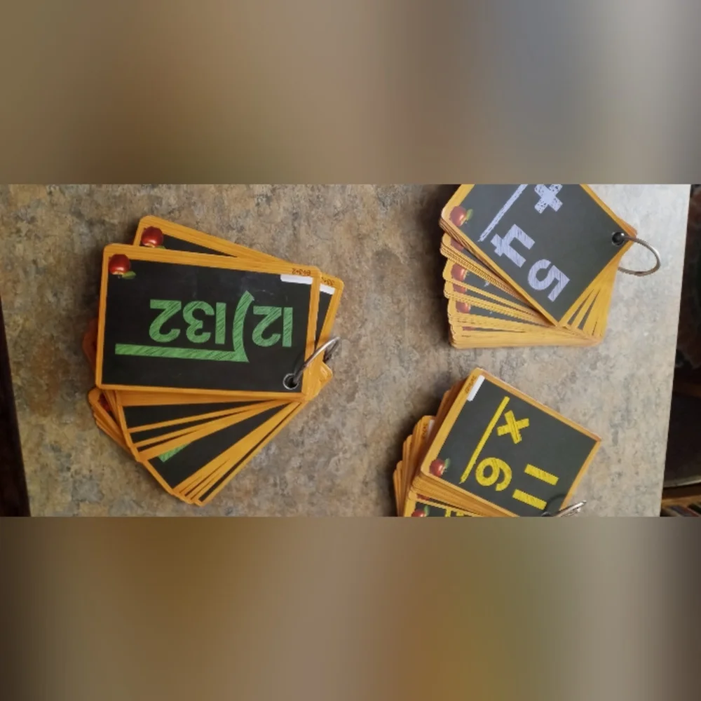 Educational Flash Card Ring Set  Learning Cards set of #5 teacher tools